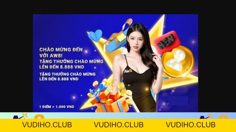 Khuyến Mãi AW8 - Top 5 Chương Trình Hot Nhất Tại Nhà Cái