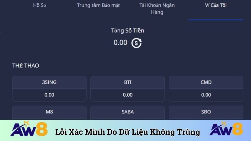 Xác Minh Danh Tính AW8 - Tăng Cường Bảo Mật Tối Đa Xác Minh Danh Tính AW8 - Tăng Cường Bảo Mật Tối Đa