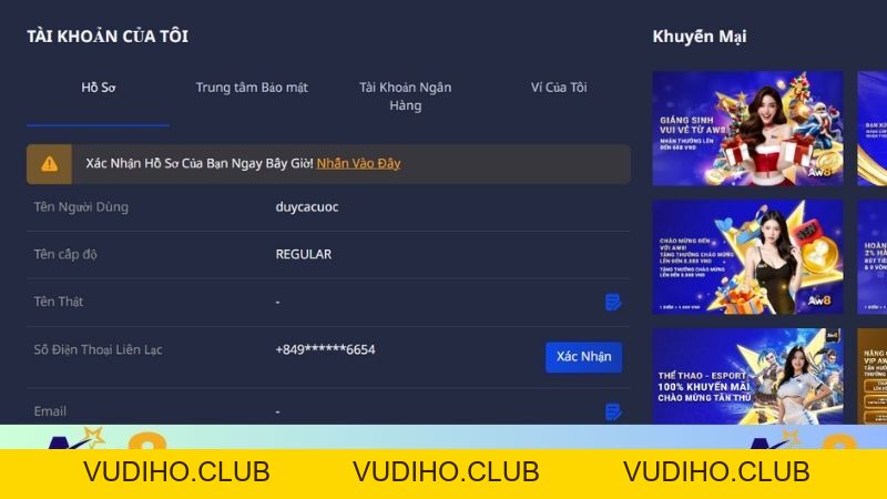 Xác Minh Danh Tính AW8 - Tăng Cường Bảo Mật Tối Đa Xác Minh Danh Tính AW8 - Tăng Cường Bảo Mật Tối Đa